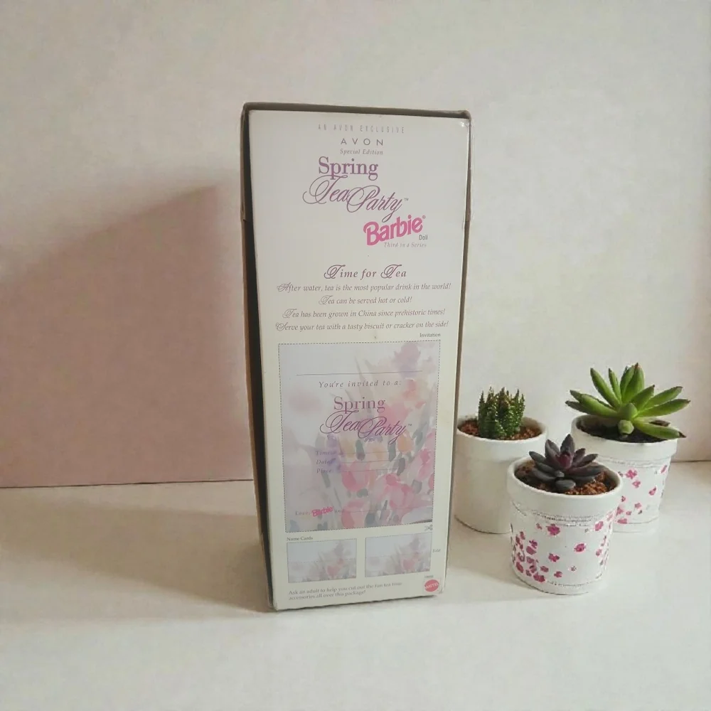Special Edition Spring Tea Party Barbie doll by Mattel, an Avon Exclusive 1997
